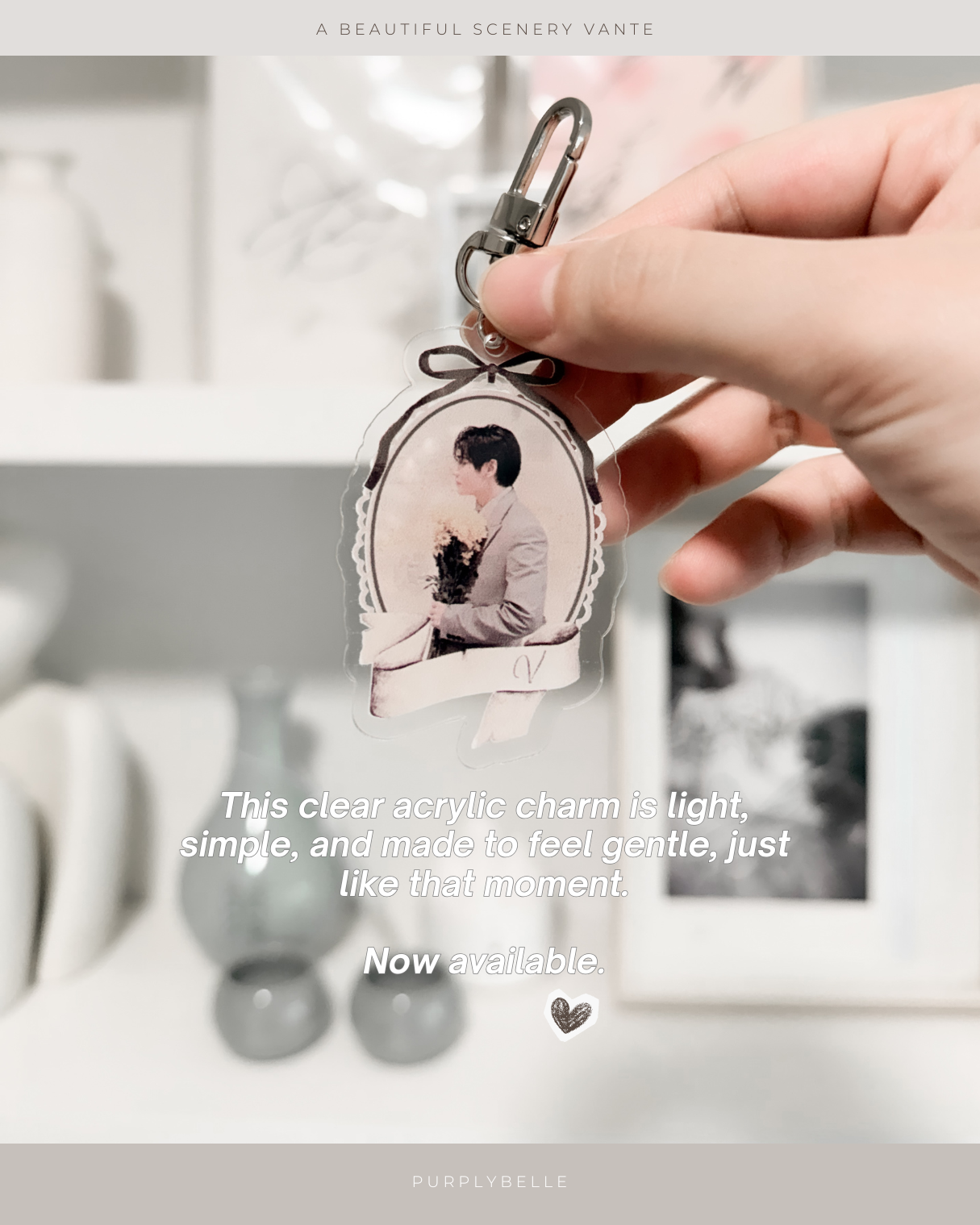 Clear Acrylic Charm - A Beautiful Scenery, Vante IV