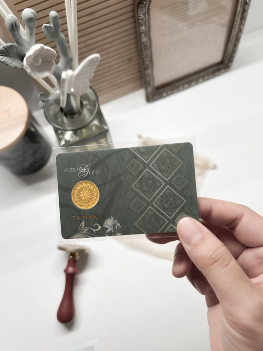 My very first Gold collectible!