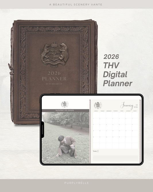 2026 THV Digital Planner - A Beautiful Scenery, Kim Taehyung