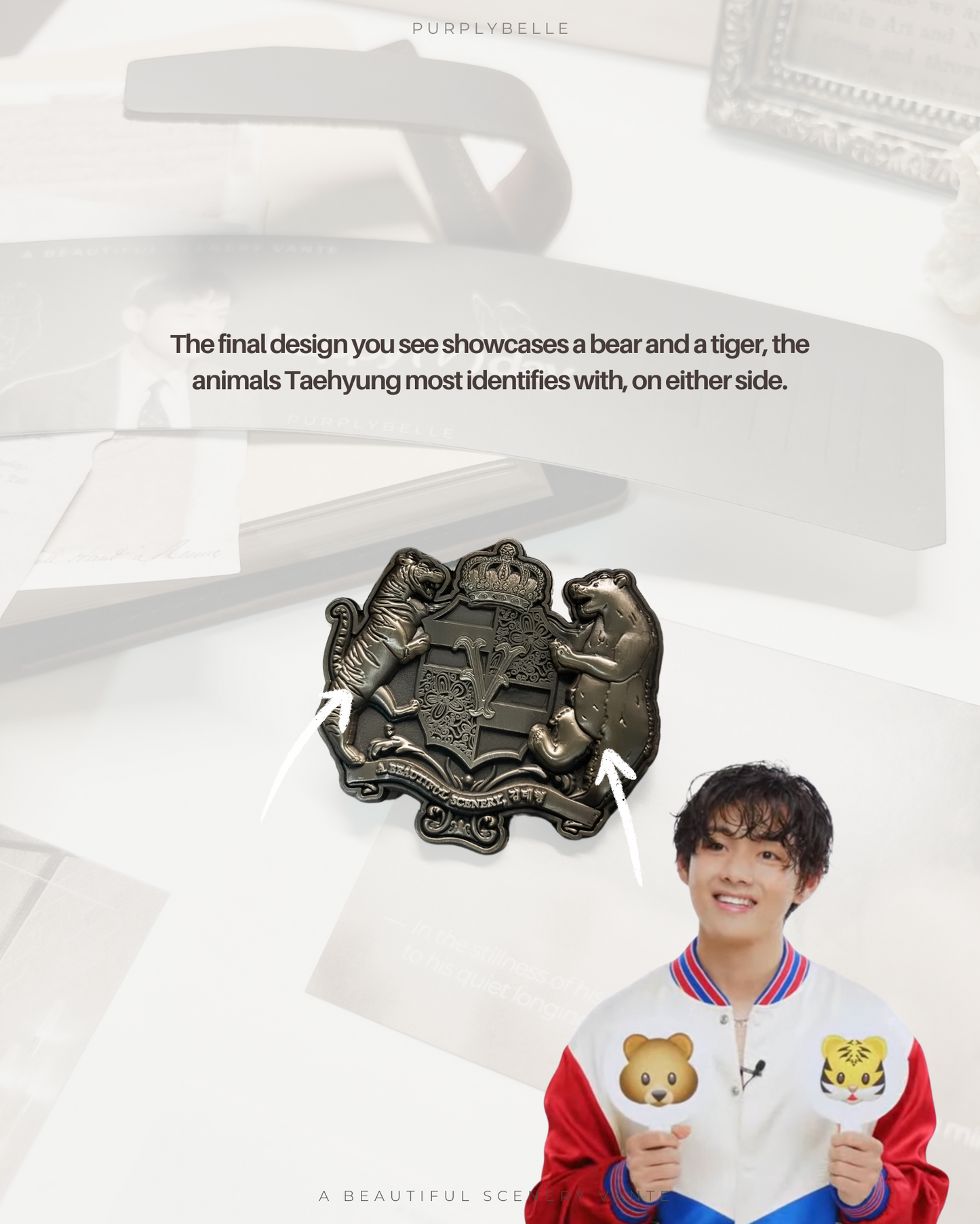 Crest of 'A Beautiful Scenery, Kim Taehyung'