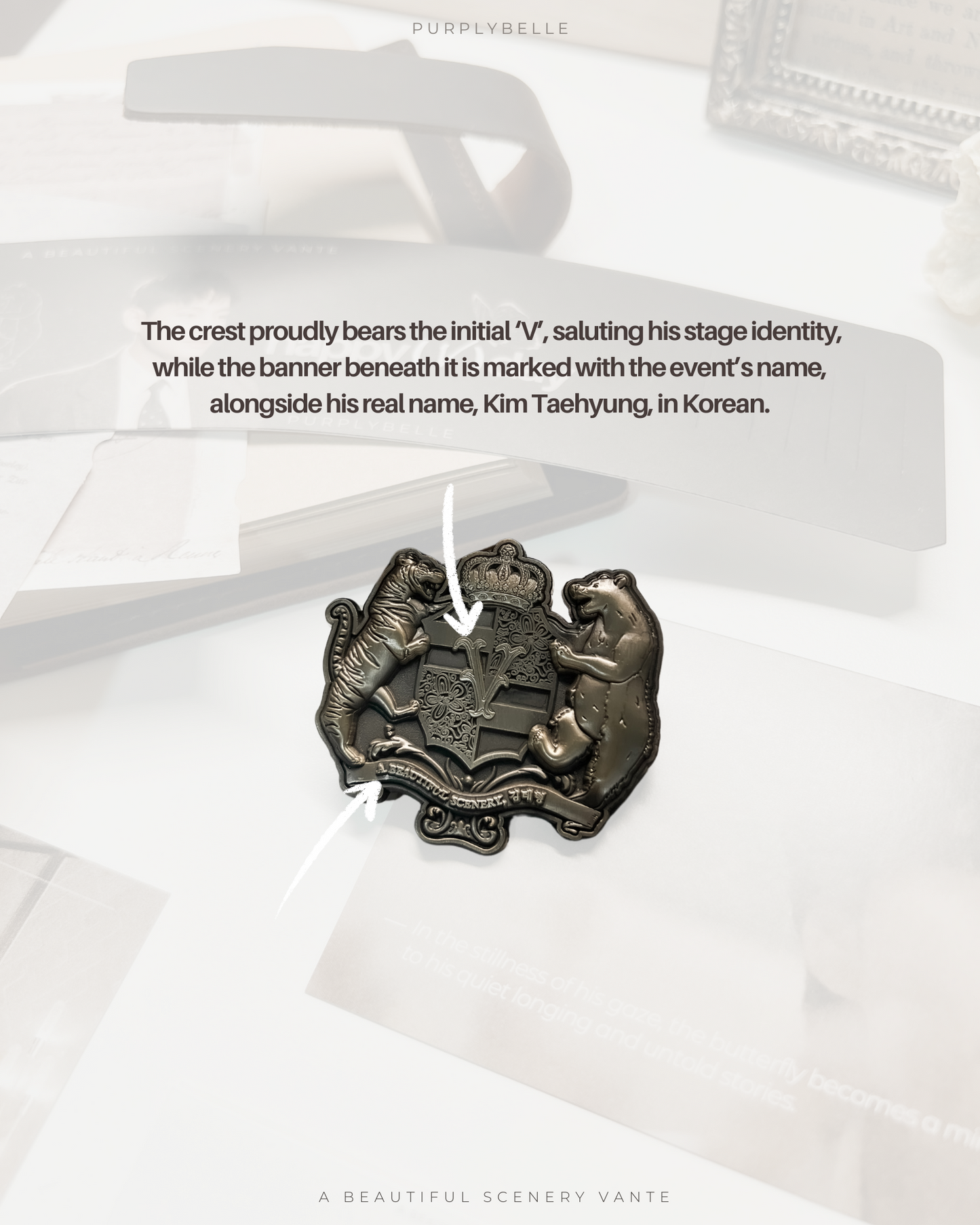 Crest of 'A Beautiful Scenery, Kim Taehyung'