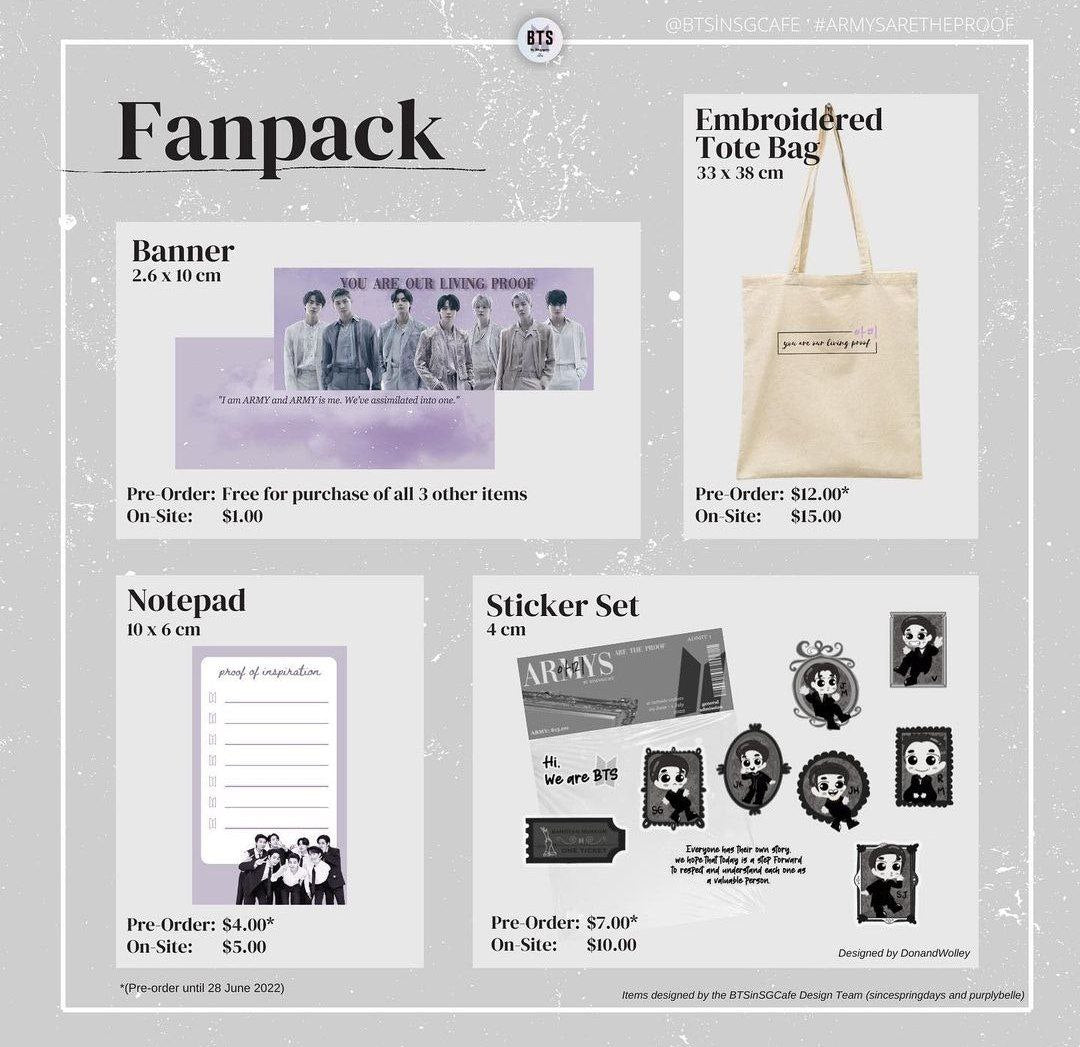 ARMYS ARE THE PROOF FANPACK 2022