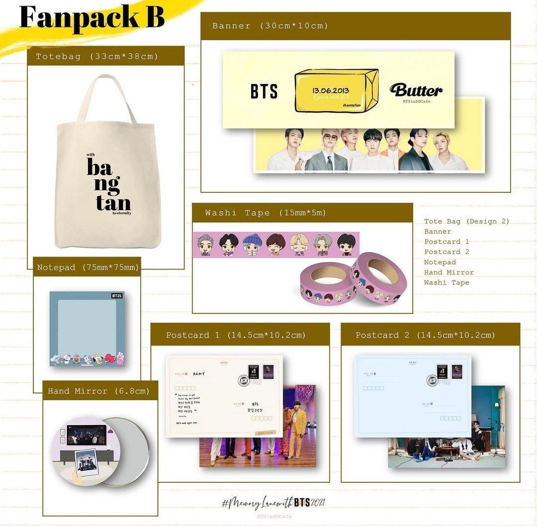 Memory Lane With BTS FANPACK B 2021