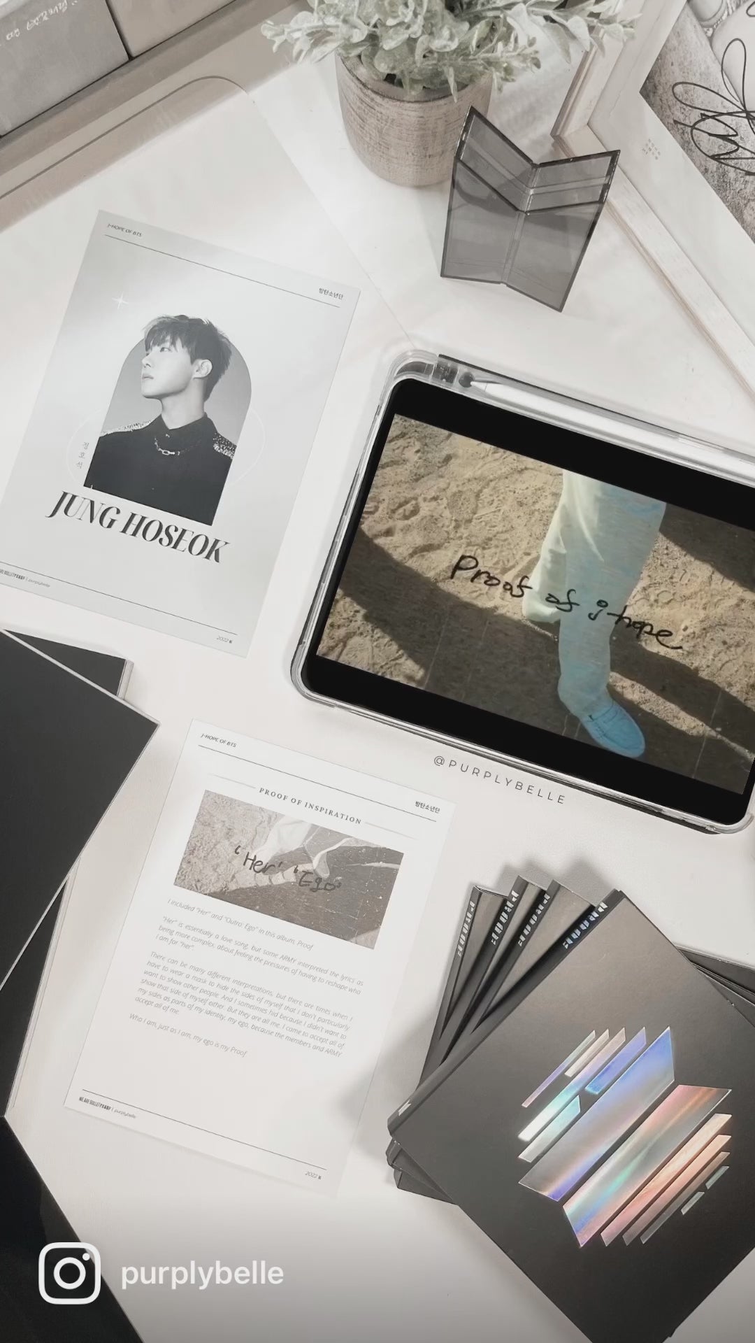 BTS PROOF X VOGUE - j-Hope – Purplybelle