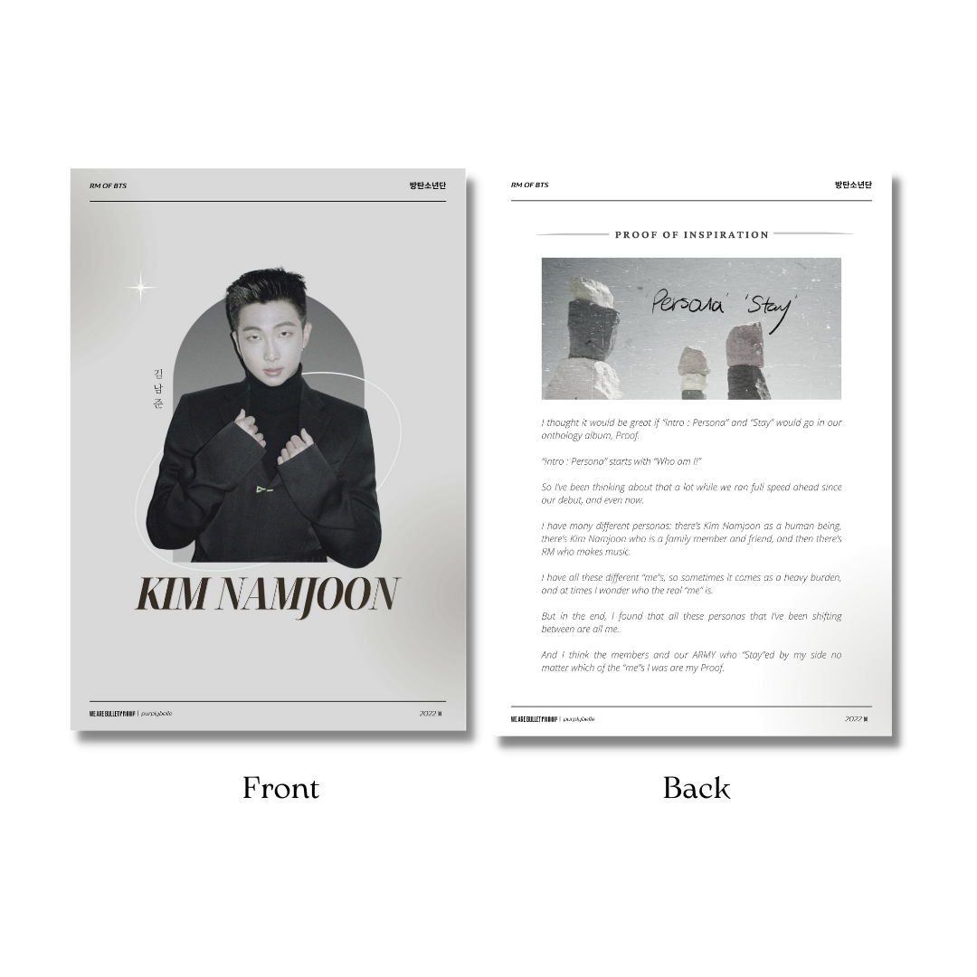 BTS PROOF X VOGUE - RM