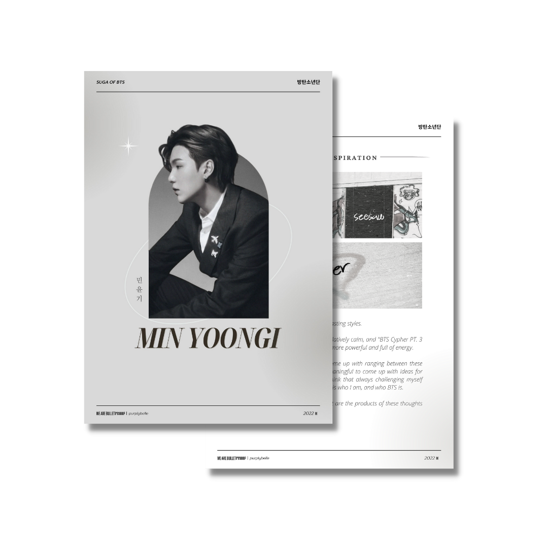 BTS PROOF X VOGUE - SUGA